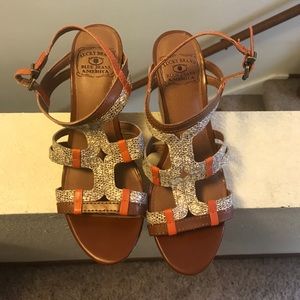 Lucky Brand wedged sandals